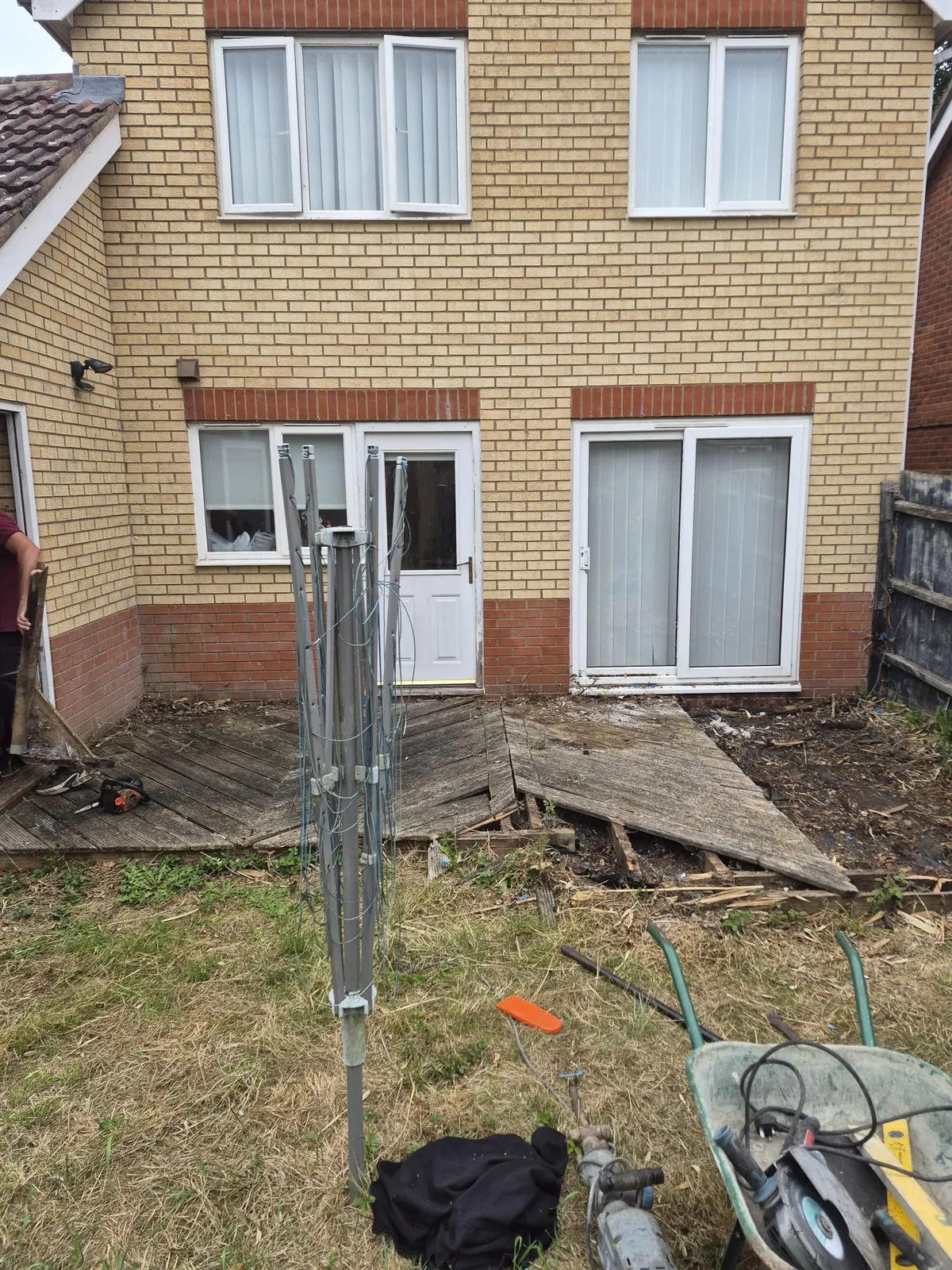 Old decking removal